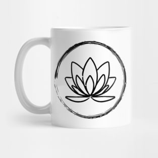 Enso Lotus Yoga Mug